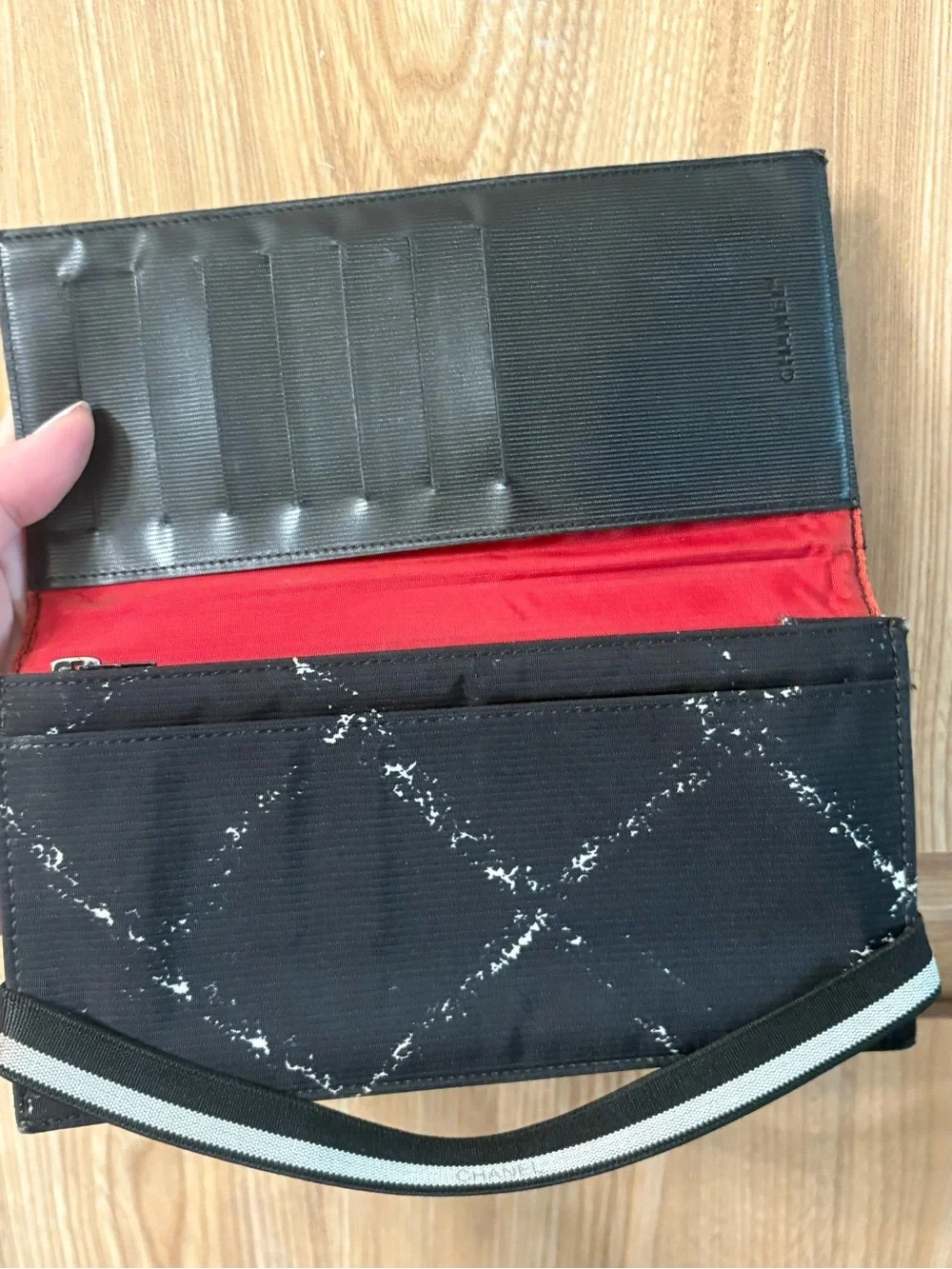 Auth Chanel long Bifold wallet w/COA